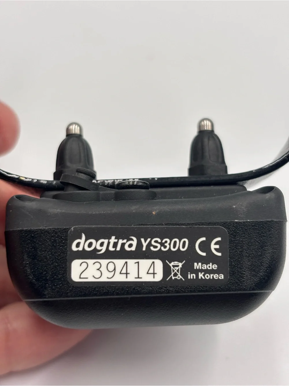 DOGTRA YS300 Dog No Bark Collar Receiver, Rechargeable Waterproof W/ Charger